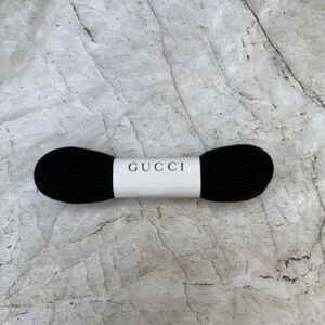 Gucci Black Shoe Laces Replacement Lace - New - Authentic